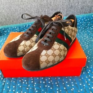 Gucci Brown Vintage GG Guccissima